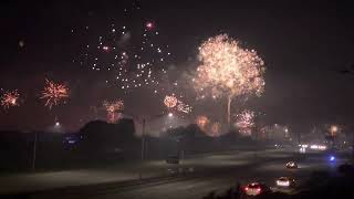 New Year’s Fireworks in Waipahu HI Oahu [upl. by Lona8]