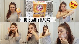 10 BAKING SODA BEAUTY HACKS  EASY DIY NATURAL SKINCARE IDEAS [upl. by Fleisig]