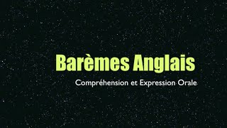 Barèmes bac anglais [upl. by Ebarta928]