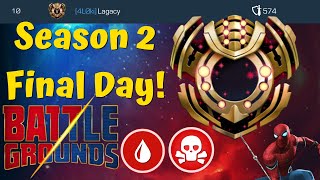 Battlegrounds Season 2 Final Day Celestial V Crit Me With Ur Best ShotMarvel Contest of Champions [upl. by Lenes852]