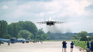 ORIGINAL MiG29 extreme low pass [upl. by Brigham]