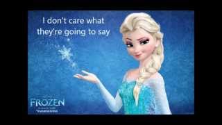 Let It Go Karaoke in G major 1 pitch [upl. by Anne-Corinne212]