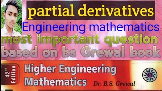 partial derivatives engineering mathematics [upl. by Laikeze]