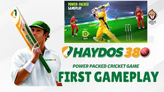 First Gameplay  Impression  Haydos 380 cricket game Review [upl. by Astor]