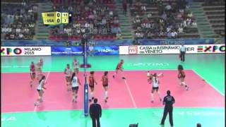 Tori Dixon FIVB World Championships Italy 2014 Highlights [upl. by Baras]