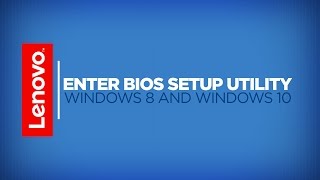 How To  Enter The BIOS Setup Utility In Windows 8 And Windows 10 [upl. by Mosnar620]