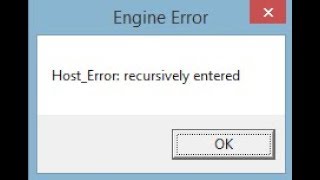 Как исправить ошибку HostError recursively entered [upl. by Brentt]