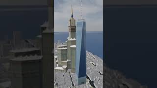 One World Trade Center and Abraj Al Bait  Size Comparison Shorts [upl. by Attenal]