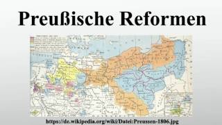 Preußische Reformen [upl. by Lorenzo]