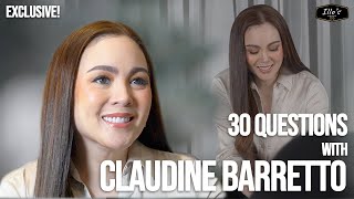 EXCLUSIVE 3O QUESTIONS WITH CLAUDINE BARRETTO  Illos Group [upl. by Whatley123]