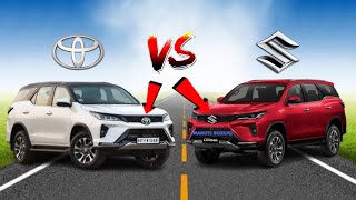 Suzuki fortuner VS Toyota fortuner full Difference [upl. by Naynek]