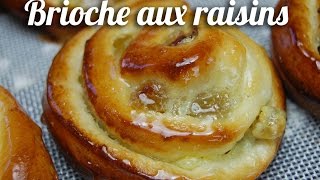 Brioche aux raisins maison [upl. by Eahsed]