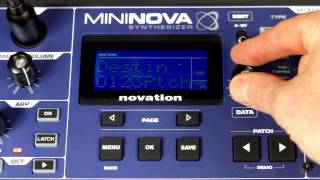 Novation  MiniNova synth tutorial Making Animations [upl. by Lilas]