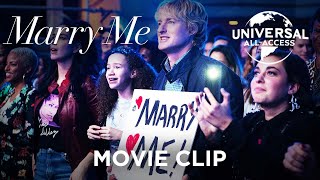 Marry Me Starring Jennifer Lopez  Kat Says Yes To Charlie  Movie Clip [upl. by Idden]