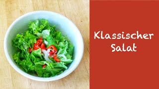 Wie macht man Salat Klassischer Blattsalat  Schnell und einfach  FIL FUX 20 [upl. by Naliorf]