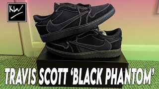 Travis Scott Black Phantom Kickwho Review [upl. by Vatsug]