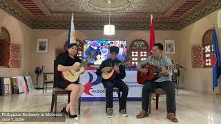 PRELUDE ETNIKA  The MPG Rondalla Trio in Rabat Morocco [upl. by Rosner819]