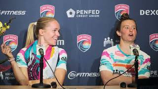 Wave Reactions Hanna Lundkvist Savannah McCaskill Casey Stoney vs Gotham FC  May 12 2024 [upl. by Hazeefah]