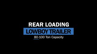 TowHaul RearLoading Lowboy Trailer [upl. by Nork]