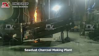 Malaysia Sawdust Charcoal Machine [upl. by Trinidad427]