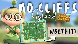 A COMPLETELY FLAT ISLAND  pros and cons for an island without cliffs  Animal Crossing New Horizons [upl. by Ymmit847]