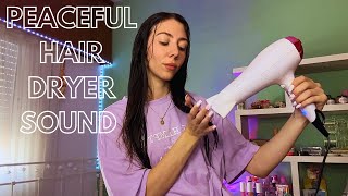 Peaceful  Hair Dryer ASMR Sound 2H [upl. by Schaab440]