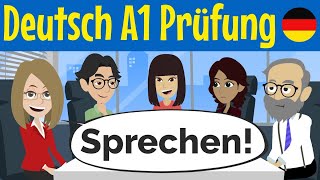 Deutsch lernen  A1 Prüfung [upl. by Dnomyaw76]