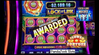 SuperLock awarded for a BIG WIN SuperLock Jackpot Night Life and Flower Fortune [upl. by Eerized]