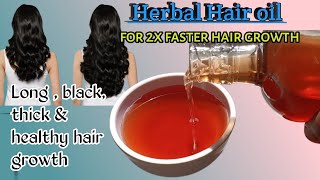 Herbal hair oil for 2x hair growthJatamansiRatanjot hair oil in teluguSuryas food and beauty [upl. by Ralleigh]