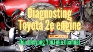 TOYOTA 2e ENGINE COOLING SYSTEM PARTS  DIAGNOSE  SIMPLE TIPS [upl. by Ehrlich]