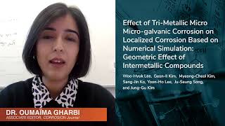 Effect of TriMetallic Microgalvanic Corrosion on Localized Corrosion Based on Numerical Simulation [upl. by Esinrahc985]