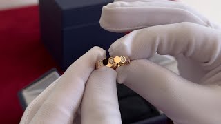 Unboxing Video  Chaumet Bee My Love Ring Rose Gold Diamonds [upl. by Ak528]