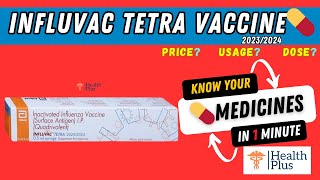 Influvac Tetra 20232024 Vaccine  FLU VACCINE  Inactivated influenza vaccine🤔 [upl. by Aneekal]