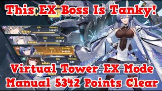 THE TANKIEST EX MODE BOSS YET Virtual Tower EX Mode  Azur Lane [upl. by Holsworth330]