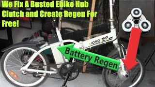 How To Fix A Faulty Ebike Hub Motor Clutch Bonus Regen For Free [upl. by Roswell470]