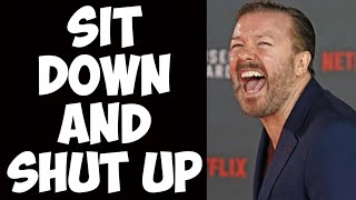 Ricky Gervais SLAMS out of touch celebrates Says they should go back to being dancing monkeys [upl. by Aserret]