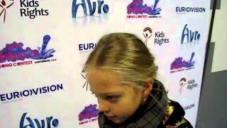 JESC 2012  Ukraine Interview with Anastasiya [upl. by Nagam]