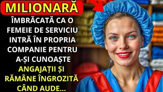 MILIONARĂ SE DEGHIZEAZĂ ÎN FEMEIE DE SERVICIU ȘI INTRĂ ÎN PROPRIA COMPANIE EA ESTE ÎNGROZITĂ CÂND [upl. by Dambro249]