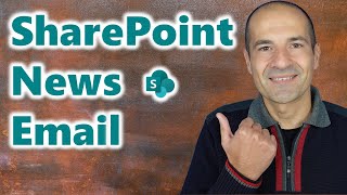 How to create SharePoint news email friendly [upl. by Ahsinrats]