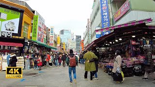 Seoul Walk  Explore a Famous Namdaemun Market  Korea Travel 4K UHD [upl. by Edgell]