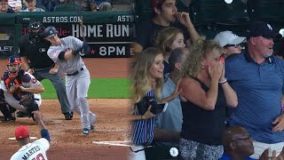 Clint Frazier rips a double for first career hit [upl. by Smallman]