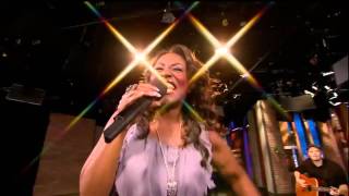 Mandisa Sings quotStrongerquot on The 700 Club [upl. by Aneral]