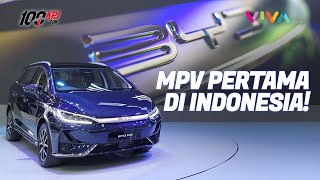 Mobil MPV Listrik BYD M6 Booth Pameran Paling Ramai di GIIAS 2024 [upl. by Rani149]