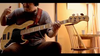 RIDE ON TIME  Tatsuro Yamashita  Bass cover 山下 達郎 [upl. by Desma]