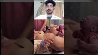 mother painful delivery newborn twins baby 😘💖 pain cant explain shorts ytshorts trending mbbs [upl. by Auohc]