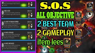 Mcoc sos final part All objective 2 gameplay [upl. by Ahsatal335]