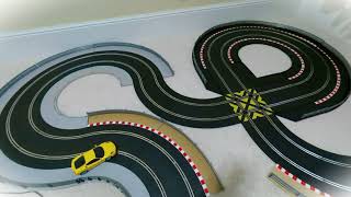 Drifting a Ferrari F430 Slot Car around a Scalextric Drift Track [upl. by Sirromal854]