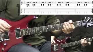 Slayer  Raining Blood  Metal Guitar Lesson with TABS [upl. by Isidore740]