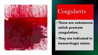 Pharmacology of Coagulants and anticoagulants drugs acting on blood in tamilsimple explanation [upl. by O'Donoghue]