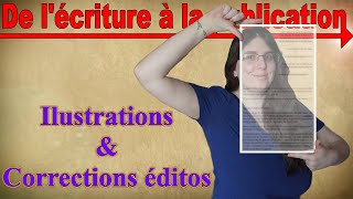 De lécriture à la publication 👀 Illustrations et corrections éditos [upl. by Russell]